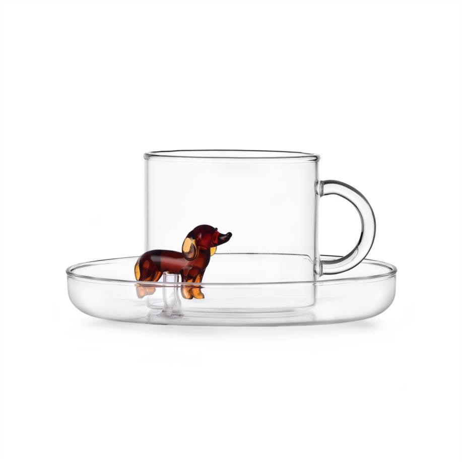 Ichendorf Milano Dogs Tea Cup With Saucer Collection