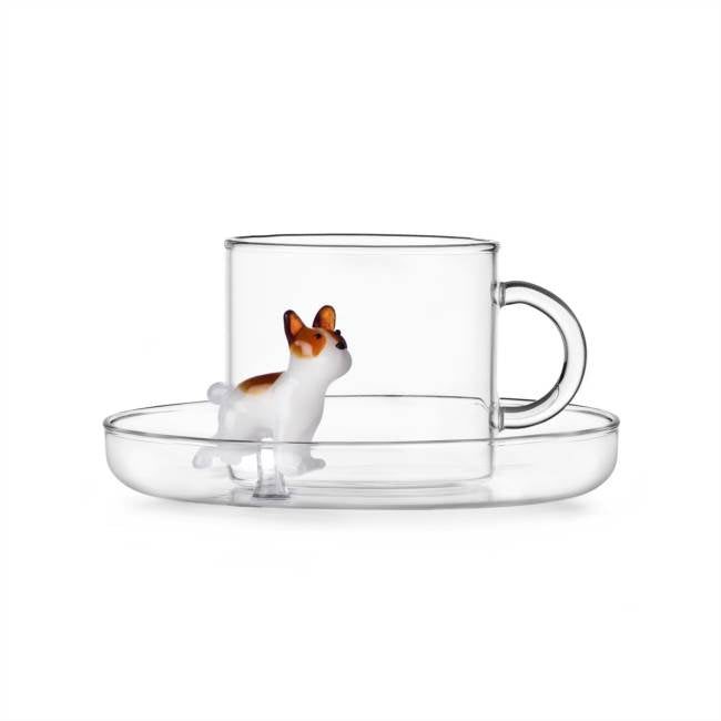 Ichendorf Milano Dogs Tea Cup With Saucer Collection