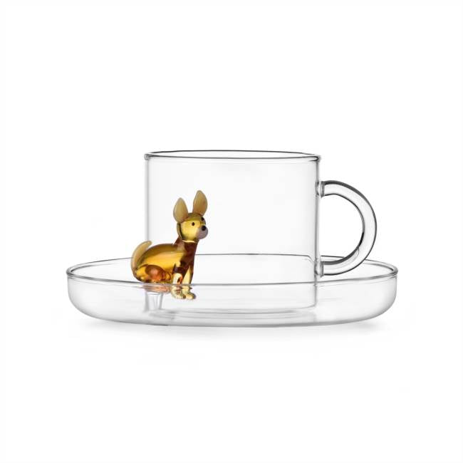 Ichendorf Milano Dogs Tea Cup With Saucer Collection
