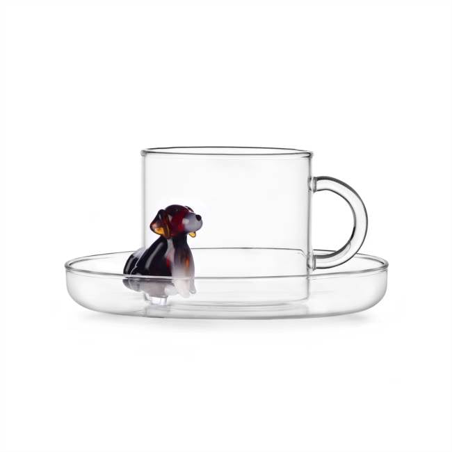Ichendorf Milano Dogs Tea Cup With Saucer Collection