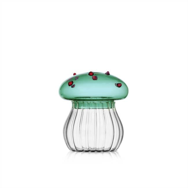 [PREORDER] Ichendorf Milano Alice Sugar bowl Green Mushroom With Red Dots