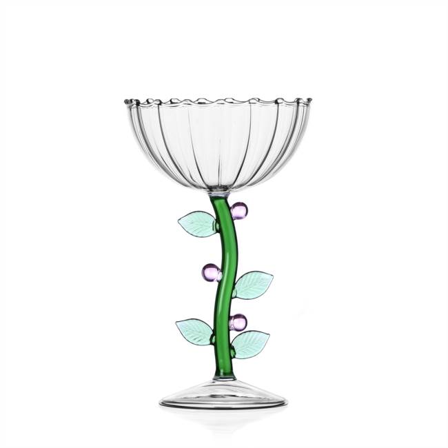 [PREORDER] Ichendorf Milano Botanica Champagne Bowl Stemmed Glass and Flute Collection
