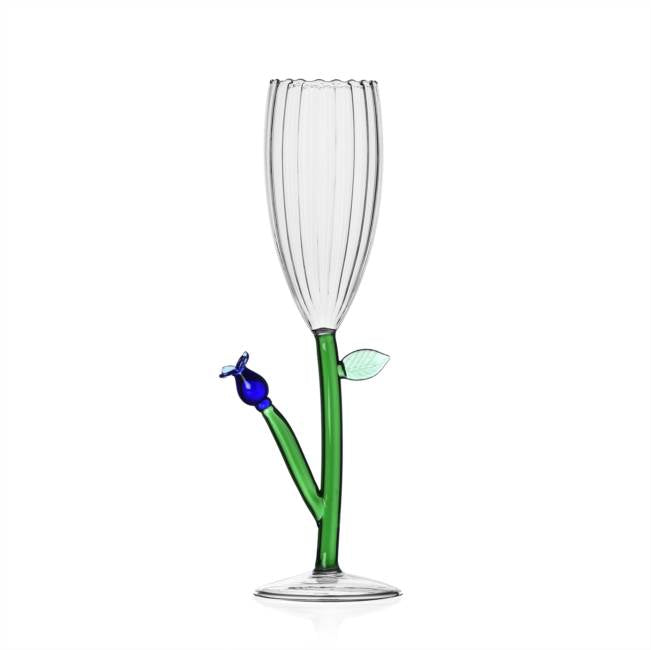 [PREORDER] Ichendorf Milano Botanica Champagne Bowl Stemmed Glass and Flute Collection