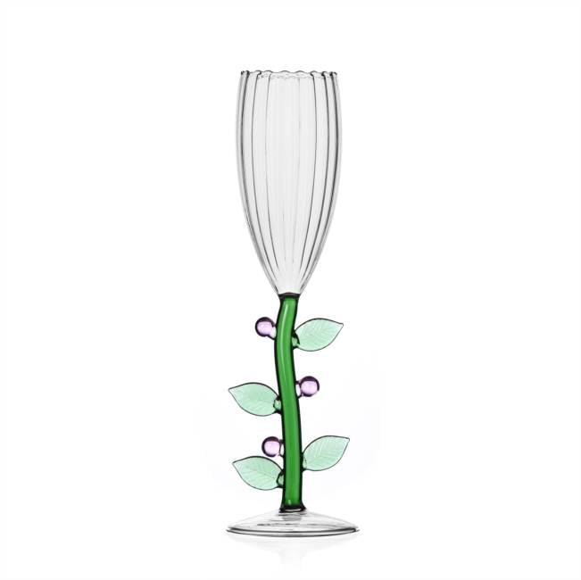 [PREORDER] Ichendorf Milano Botanica Champagne Bowl Stemmed Glass and Flute Collection