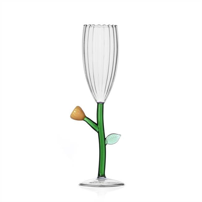 [PREORDER] Ichendorf Milano Botanica Champagne Bowl Stemmed Glass and Flute Collection