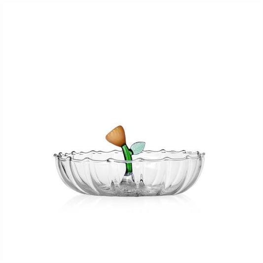 [PREORDER] Ichendorf Milano Botanica Saucer Amber Flower