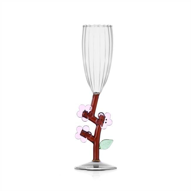 [PREORDER] Ichendorf Milano Botanica Champagne Bowl Stemmed Glass and Flute Collection