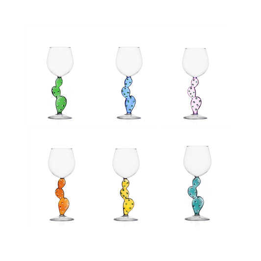 [PREORDER] Ichendorf Milano Desert Plants Wine Glass Cactus Collection