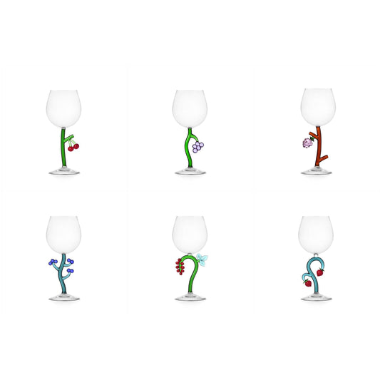 [PREORDER] Ichendorf MIlano Fruits And Fowers Stemmed Glass Collection